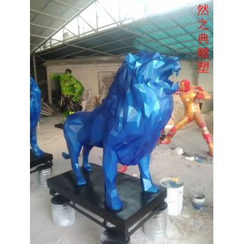 供需校園文化獅子雕塑廠家-露天雕塑-供給構(gòu)件獅子雕塑
