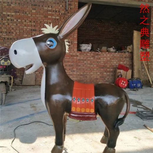 选用大型毛驴雕塑生产-广场系列-供应现代艺术毛驴雕塑