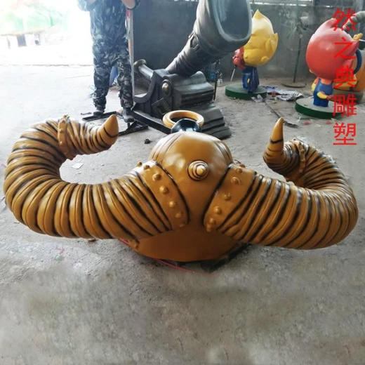 酒店牛角雕塑生產(chǎn)-戶外雕塑-供應景觀幾何牛角雕塑