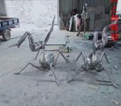 螳螂雕塑厂家软装昆虫小品不锈钢螳螂雕塑供应商