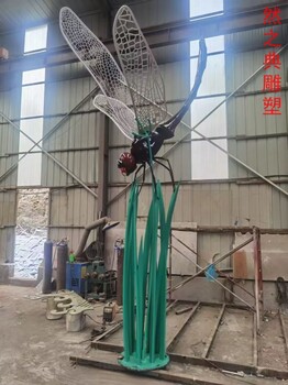 展品企業(yè)標志蜻蜓雕塑工廠(chǎng)-市標雕塑-供應景觀(guān)裝飾蜻蜓雕塑