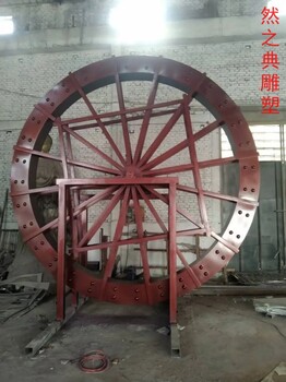 優(yōu)選車輪雕塑廠家-生產(chǎn)工具擺件-選定不銹鋼車輪雕塑