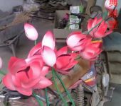 金属水莲花雕塑厂家-植物花卉类-承接不锈钢水莲花雕塑