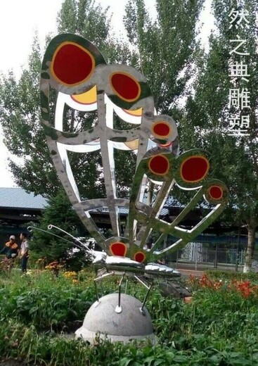 優(yōu)選蝴蝶雕塑工藝工廠-園林裝飾-優(yōu)價(jià)校園主題蝴蝶雕塑