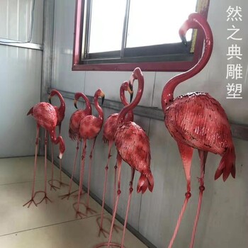 標(biāo)準(zhǔn)創(chuàng)意火烈鳥(niǎo)雕塑生產(chǎn)-街頭雕塑-定制廣場(chǎng)火烈鳥(niǎo)雕塑