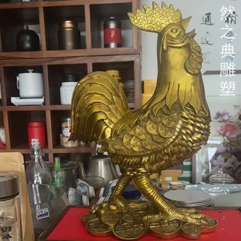 選用體育銅公雞雕塑廠(chǎng)家-酒店擺件-酒店銅公雞雕塑