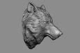 点击狼头雕塑厂家-动物头像小品-指用铸铜狼头雕塑厂