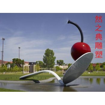 勺子雕塑厂家-景观艺术摆件-选定不锈钢勺子雕塑