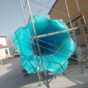 喇叭花雕塑廠家常用-廣場景觀建筑-不銹鋼喇叭花雕塑點擊
