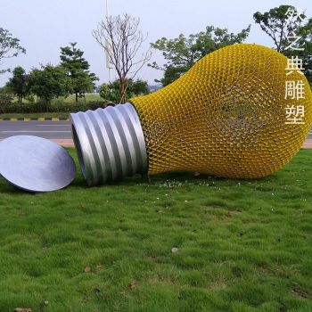批发城市园林灯泡雕塑制作厂家-室外软装-景观灯泡雕塑造型点击