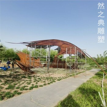 訂做體育紅楓葉雕塑生產-小區擺件-紅楓葉雕塑定制預定