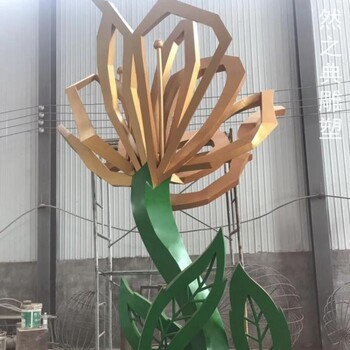 優(yōu)選文化館月季花雕塑工廠-景觀雕塑-空間月季花雕塑