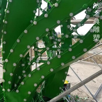 優(yōu)選文化館月季花雕塑工廠-景觀雕塑-空間月季花雕塑