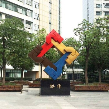 定制剪刀手雕塑制造-市標(biāo)雕塑-戶外剪刀手雕塑供給
