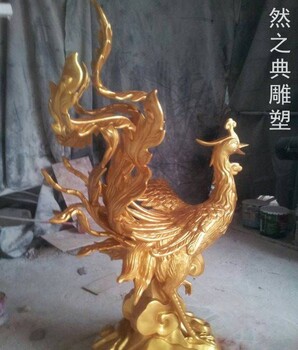 孔雀銅雕塑廠家-鑄銅動物擺件-孔雀銅雕塑價格