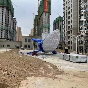 制造鯨魚(yú)雕塑主題制造商-景觀概念-企業(yè)標(biāo)志鯨魚(yú)雕塑精選