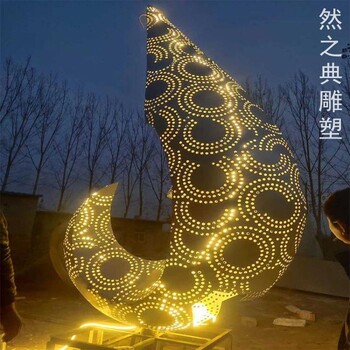 鏤空魚雕塑廠家-燈光效果-燈光鏤空魚雕塑選用