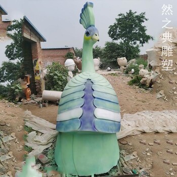 制造孔雀雕塑主題制造-鋼管組合-孔雀雕塑工藝服務(wù)商