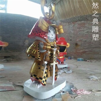 供應景區卡通貓雕塑價(jià)格-露天雕塑-戶(hù)外卡通貓擺放制作