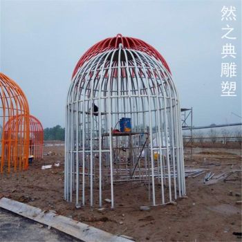 承接蒙古族笼子雕塑生产商-园林装饰-园林景观笼子雕塑精选