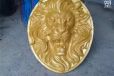 定价狮子头雕塑厂家-壁挂原理-仿铜狮子头雕塑价格