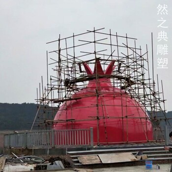 紀念石榴屋雕塑工廠-街景小品-現代石榴屋雕塑定制