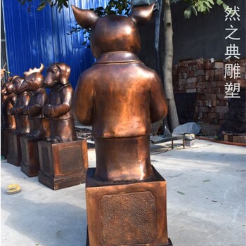 優(yōu)價民族獅子頭雕塑制造商-景觀概念-小區(qū)景觀獅子頭雕塑