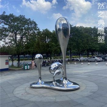 標準創(chuàng)意水珠雕塑制造廠家-美陳雕塑-制作公園水珠雕塑