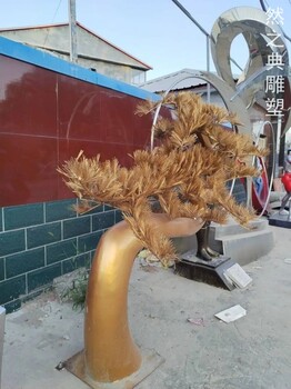 預(yù)定社區(qū)迎客松雕塑生產(chǎn)商-標識雕塑-服務(wù)商景觀迎客松雕塑