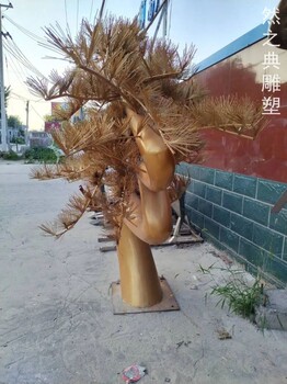 預(yù)定社區(qū)迎客松雕塑生產(chǎn)商-標識雕塑-服務(wù)商景觀迎客松雕塑