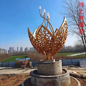 選定校園廣場樹葉雕塑制造商-花園小品-優(yōu)價民族樹葉雕塑