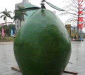 制作校园柚子雕塑制造商-城市雕塑-提供现代柚子雕塑