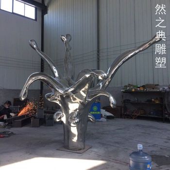 观赏型海浪雕塑生产制作-圆雕体系-供应海浪雕塑工程制作