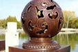 优选户外铜球雕塑摆放价格-公园小品-批发文化景观铜球雕塑