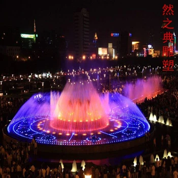 選定校園廣場水簾噴泉制作廠家-彩鋼制作-水簾噴泉訂做觀賞型