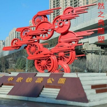 優(yōu)選齒輪雕塑廠家-工業(yè)機(jī)械標(biāo)識(shí)-不銹鋼齒輪雕塑常用