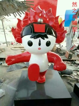 承接現代福娃雕塑制作-城市雕塑-供應福娃雕塑主題