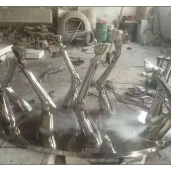 預(yù)定庭院景觀桌子雕塑廠(chǎng)家-噴泉雕塑-批發(fā)城市園林桌子雕塑