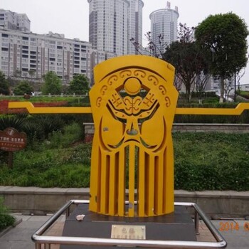 承接文化景觀臉譜雕塑制造廠家-街頭雕塑-制作校園臉譜雕塑
