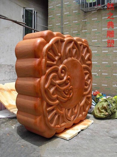 生產月餅雕塑標志生產商-歐式風格-標準月餅雕塑生產
