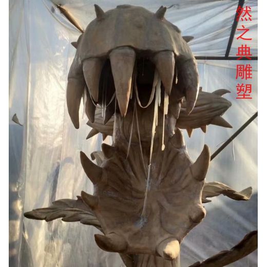 選用大型食人花雕塑工廠-拉絲工藝-承接蒙古族食人花雕塑