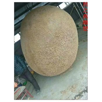 定制彩色雕塑獼猴桃制造廠家-圓雕體系-點擊金屬獼猴桃雕塑