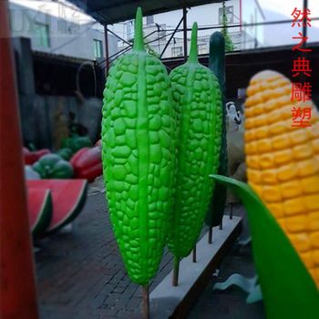 選用大型雕塑黃瓜制作廠家-廣場雕塑-精選藝術(shù)黃瓜雕塑