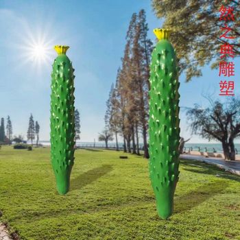 選用大型雕塑黃瓜制作廠家-廣場雕塑-精選藝術(shù)黃瓜雕塑