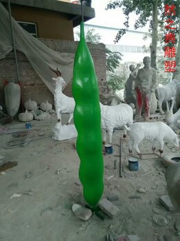批發(fā)城市園林雕塑豆角制作廠家-園林裝飾-服務(wù)商景觀豆角雕塑