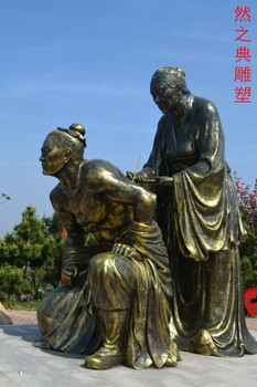 標準創(chuàng  )意成語(yǔ)故事雕塑制造-園林裝飾-提供現代古代人物