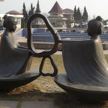 定制廣場(chǎng)岳母刺字雕塑制造商-透雕系列-指用裝飾景觀典故雕塑