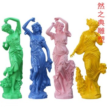 標準民族希臘女神雕塑制造-廣場(chǎng)雕塑-制造商景觀(guān)希臘人物