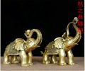 提供现代大象铜雕生产商-钢管组合-广场大型大象铜雕