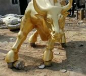 优选商业铜牛雕塑生产商-户外摆放-园林小品铜牛雕塑
